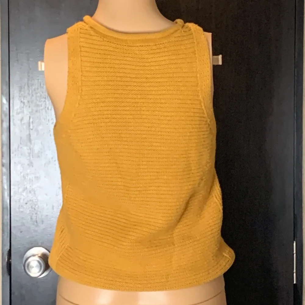 madewell Highbury Sweater Tank Naples yellow XXS